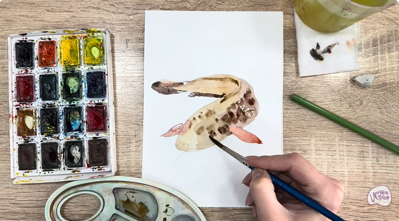 Рисуем Налим