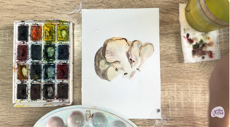 Рисуем Вешенки