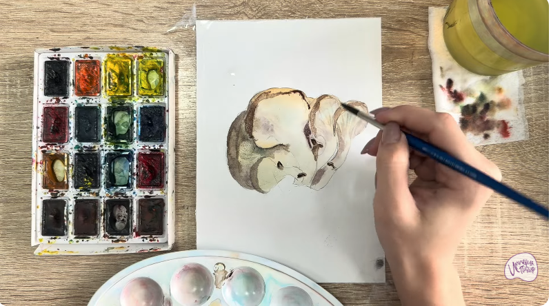 Рисуем Вешенки