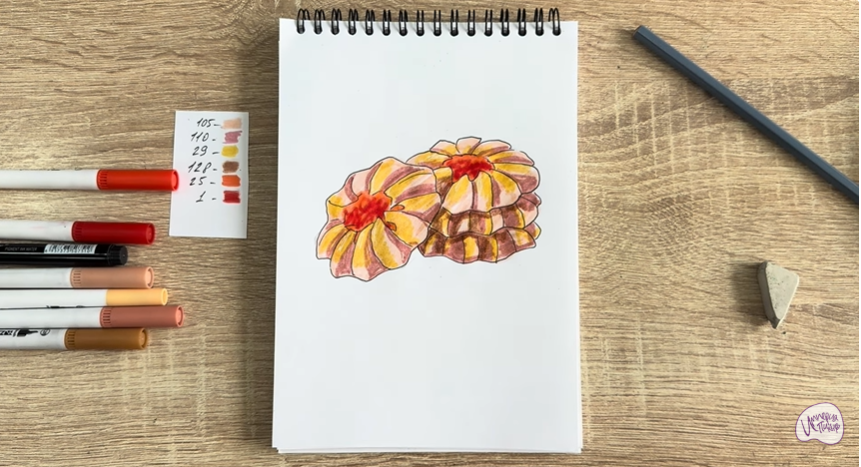 Рисуем Курабье