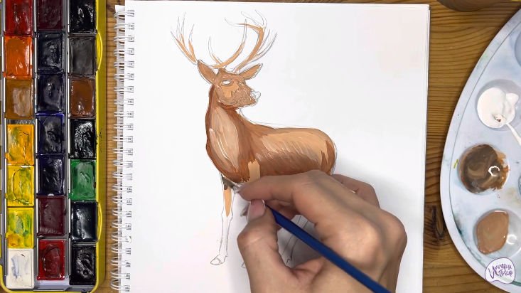 Рисуем Олень