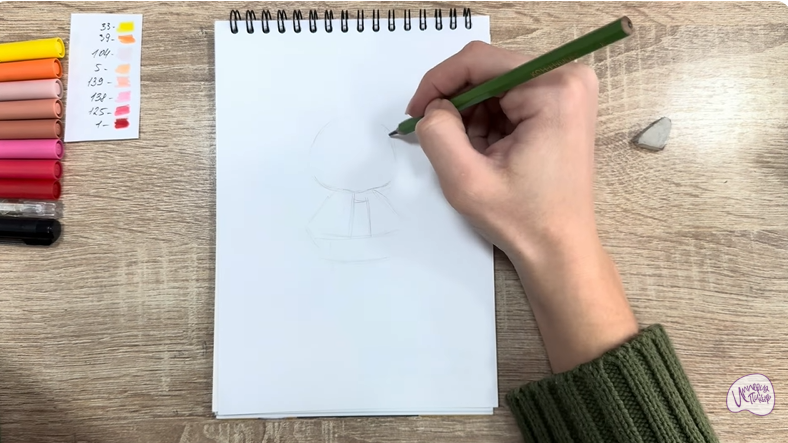 Рисуем Эмбер Синнамон