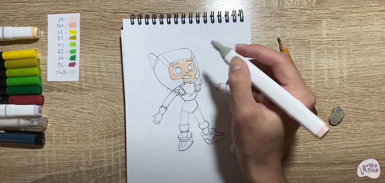 Рисуем Флай из "Геройчики"