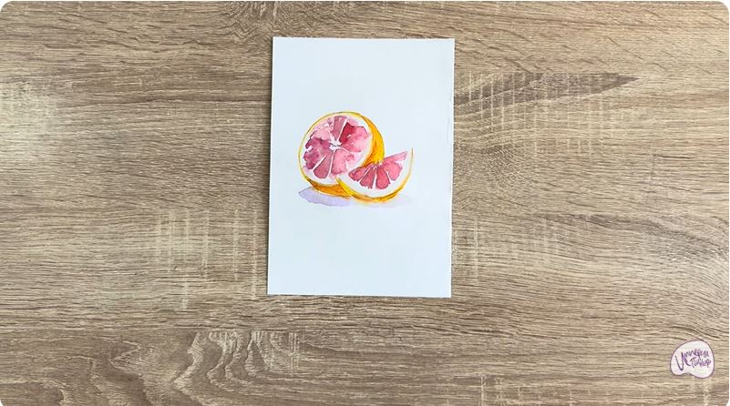 Рисуем Грейпфрут