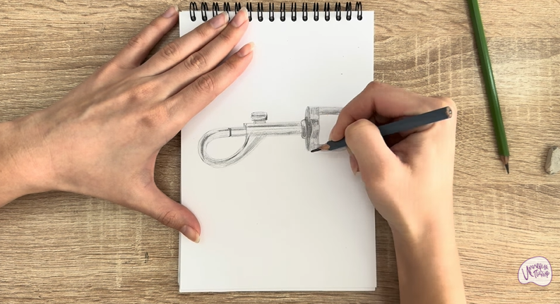 Рисуем Зацепной карабин