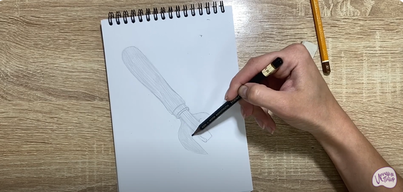Рисуем Консервный нож