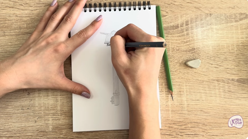 Рисуем Колонка водоразборная