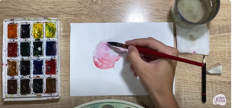 Рисуем Яванское яблоко