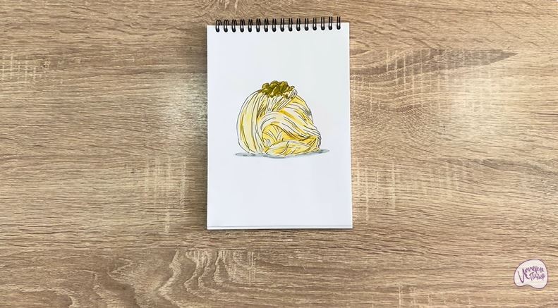 Рисуем Пишмание с фисташками