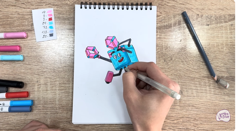 Рисуем Тяга из "Живой гараж"