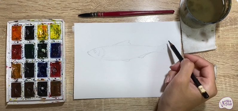 Рисуем Салака