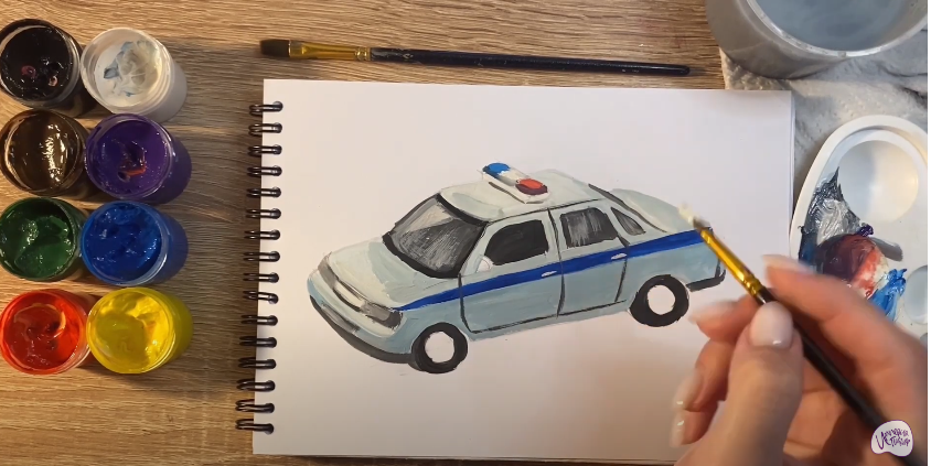Рисуем Машина ДПС