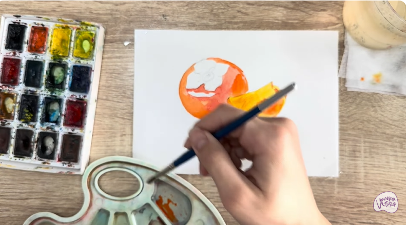 Рисуем Хурма