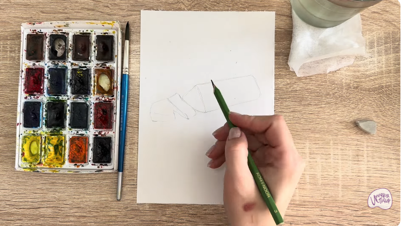 Рисуем Филе тунца