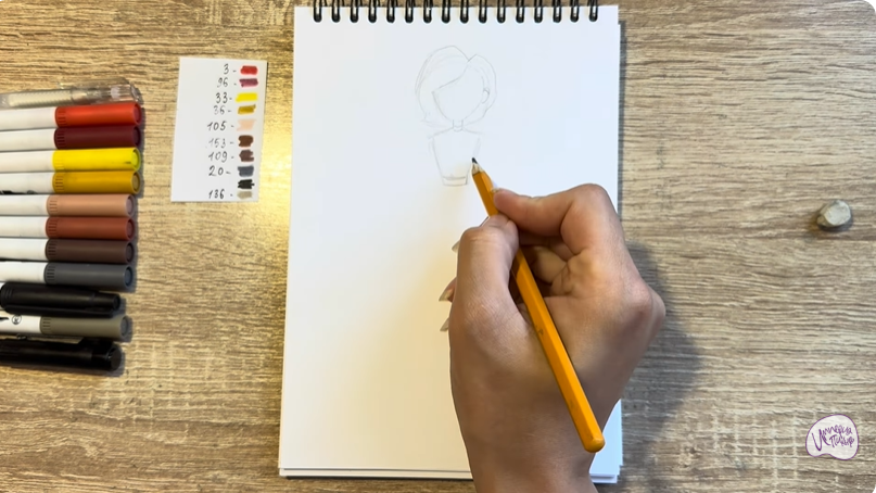 Рисуем Эластика из "Суперсемейка"