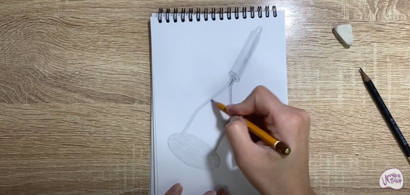 Рисуем Пресс для картофеля