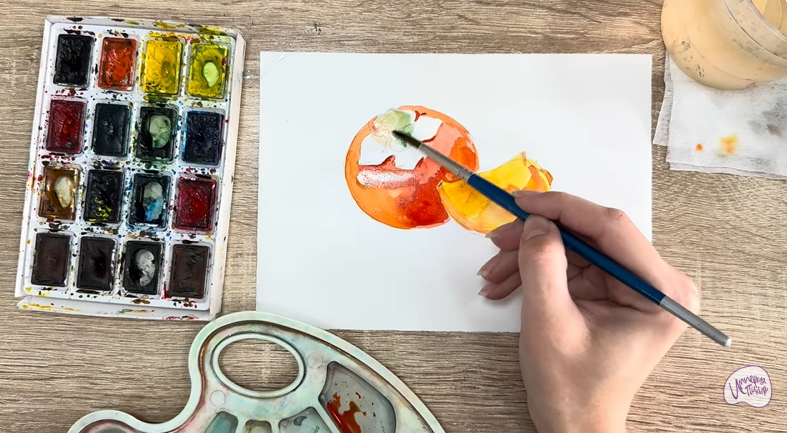 Рисуем Хурма