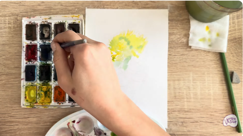 Рисуем Радиола розовая