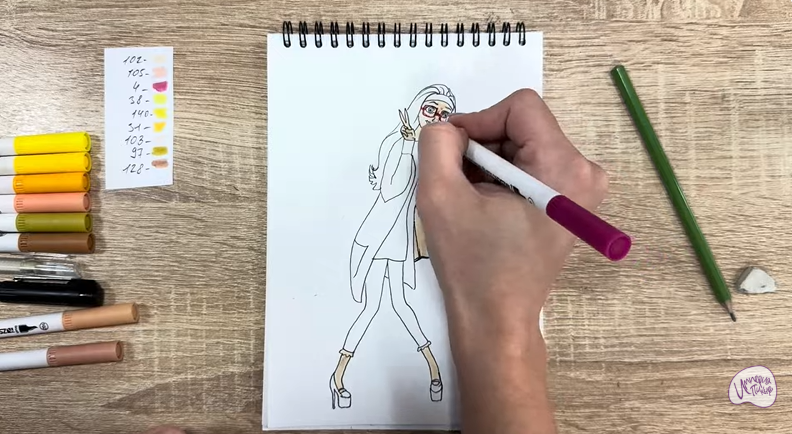 Рисуем Хани Лемон из "Город героев"