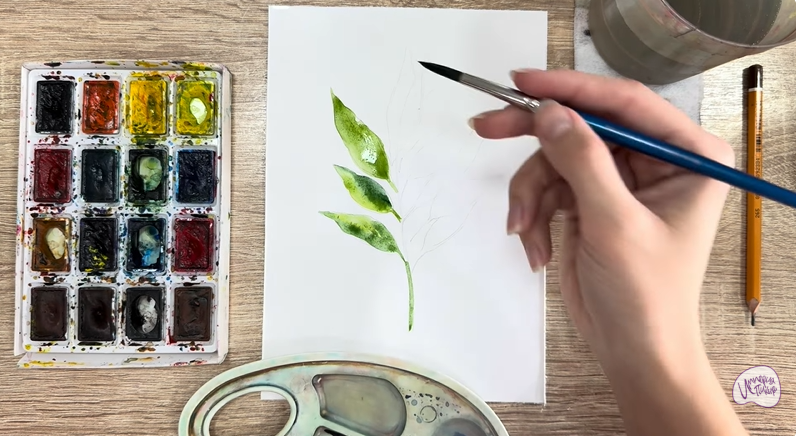 Рисуем Лавровый лист