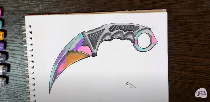 Рисуем Керамбит