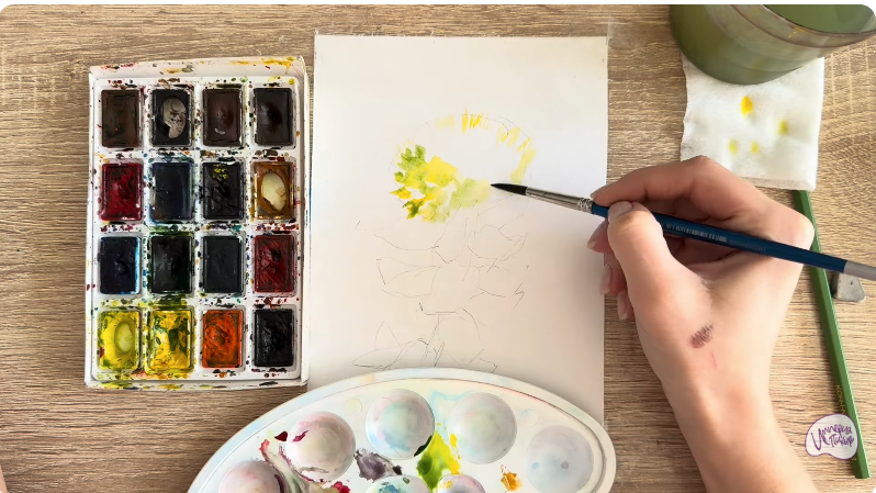 Рисуем Радиола розовая