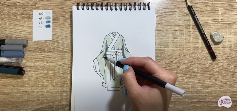 Рисуем Костюм Китая