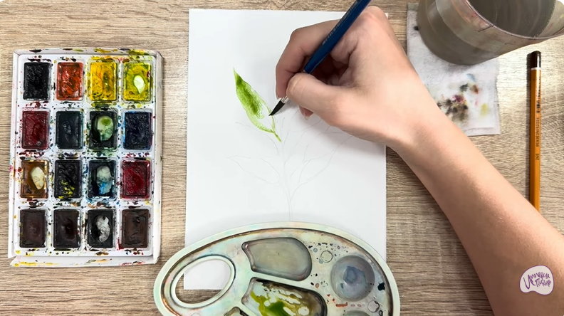 Рисуем Лавровый лист