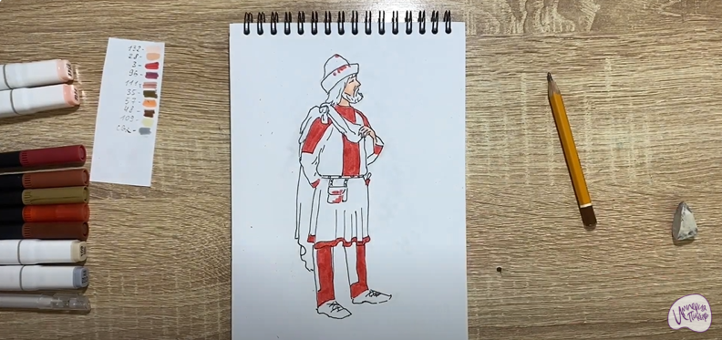 Рисуем Славянин