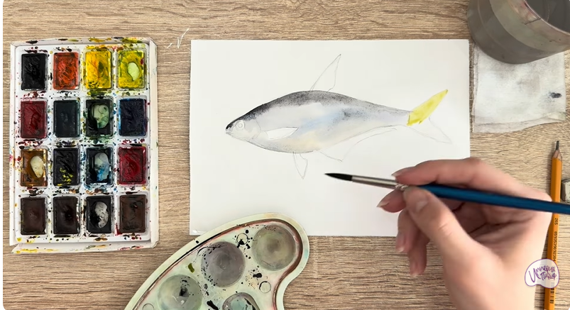 Рисуем Белоглазка