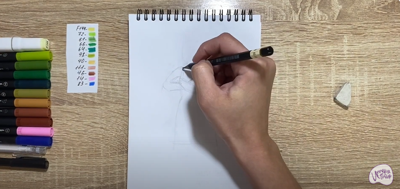 Рисуем Принцесса Фиона из "Шрека"