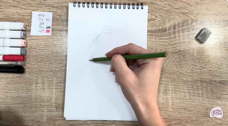 Рисуем Бэймакс из «Город героев»