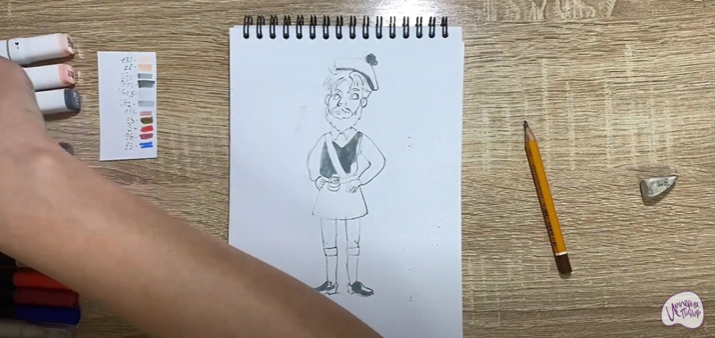 Рисуем Шотландец