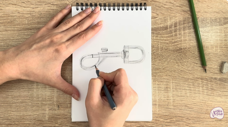 Рисуем Зацепной карабин