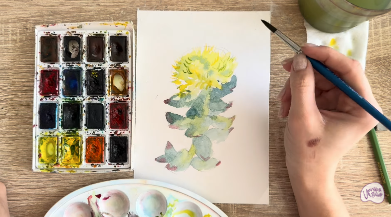 Рисуем Радиола розовая