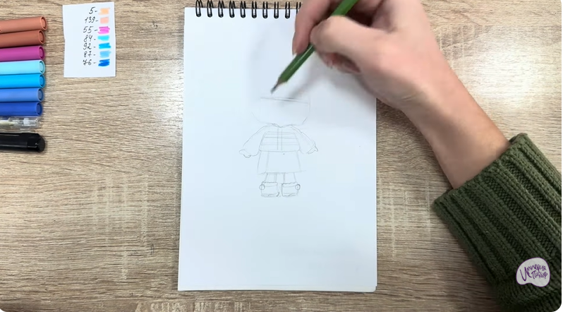 Рисуем Рори Блуберри