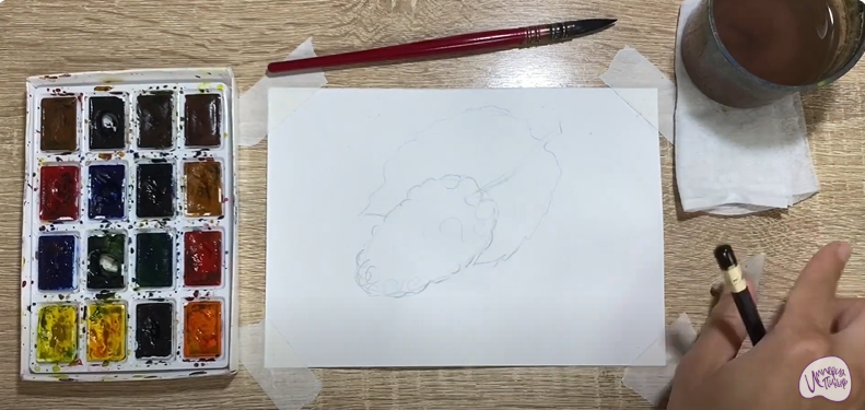 Рисуем Шелковица