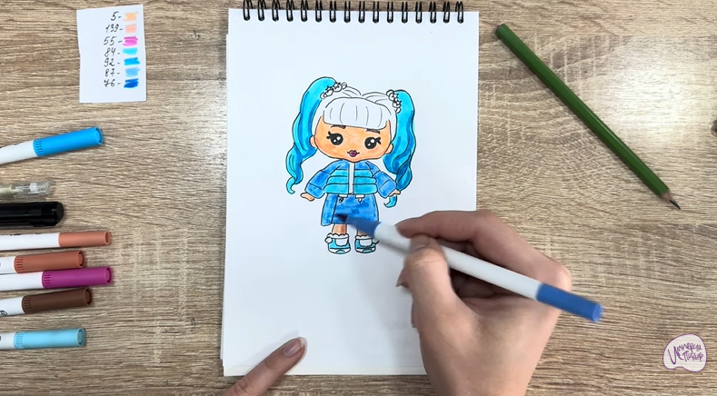 Рисуем Рори Блуберри