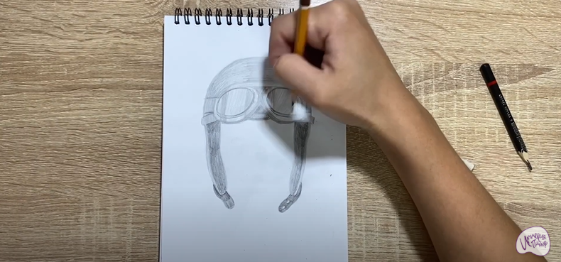 Рисуем Лётный шлем