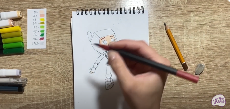 Рисуем Флай из "Геройчики"