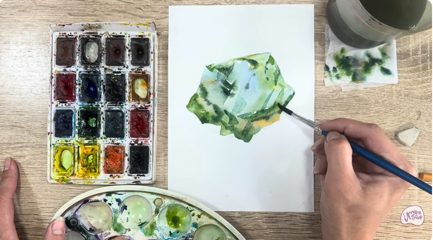 Рисуем Хризоберилл