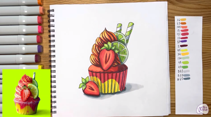 Рисуем Пирожное