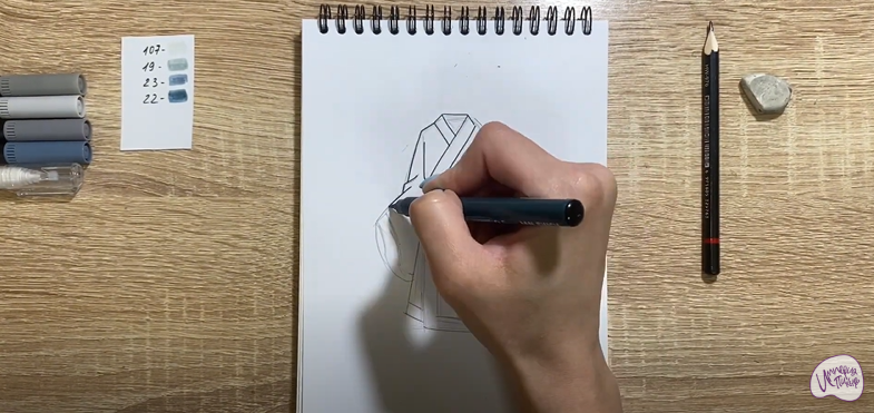 Рисуем Костюм Китая