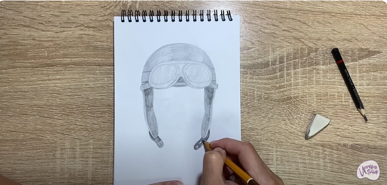 Рисуем Лётный шлем