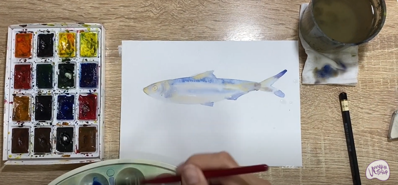 Рисуем Салака