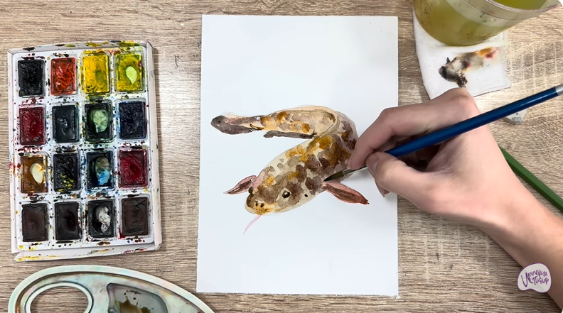 Рисуем Налим