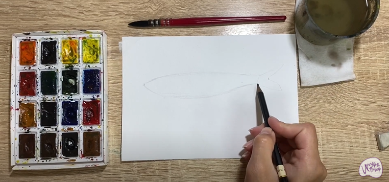 Рисуем Салака
