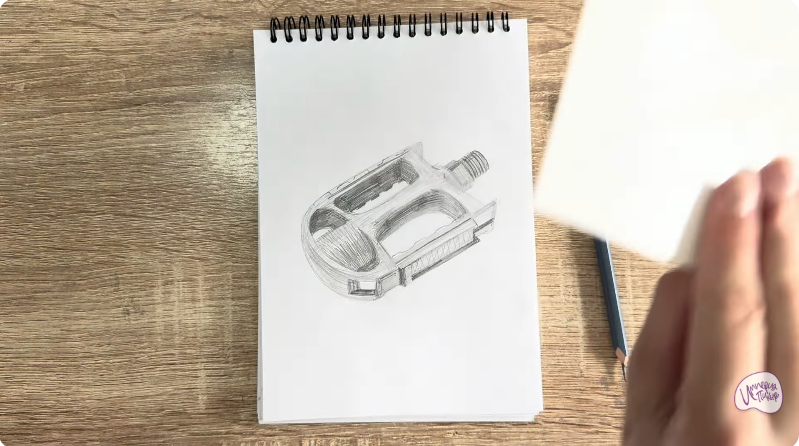 Рисуем Педаль велосипеда