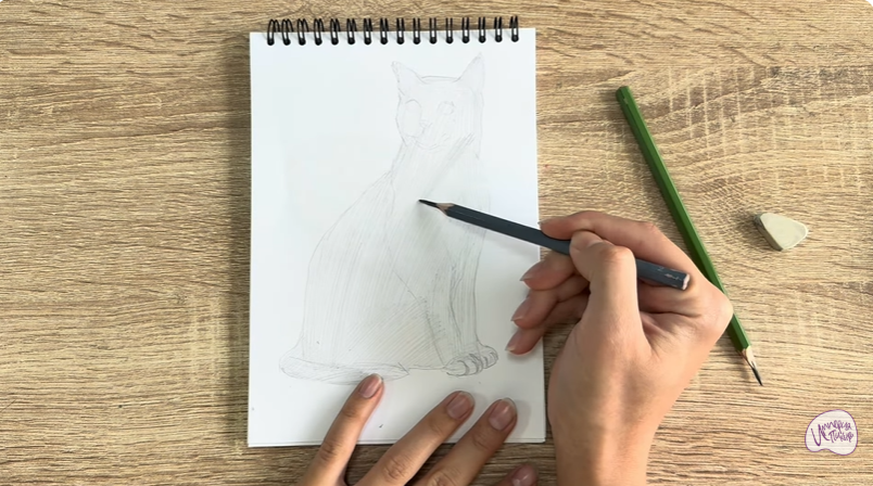 Рисуем Бурманский кот Рисуем Бурманский кот