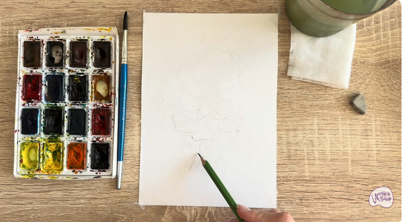 Рисуем Радиола розовая